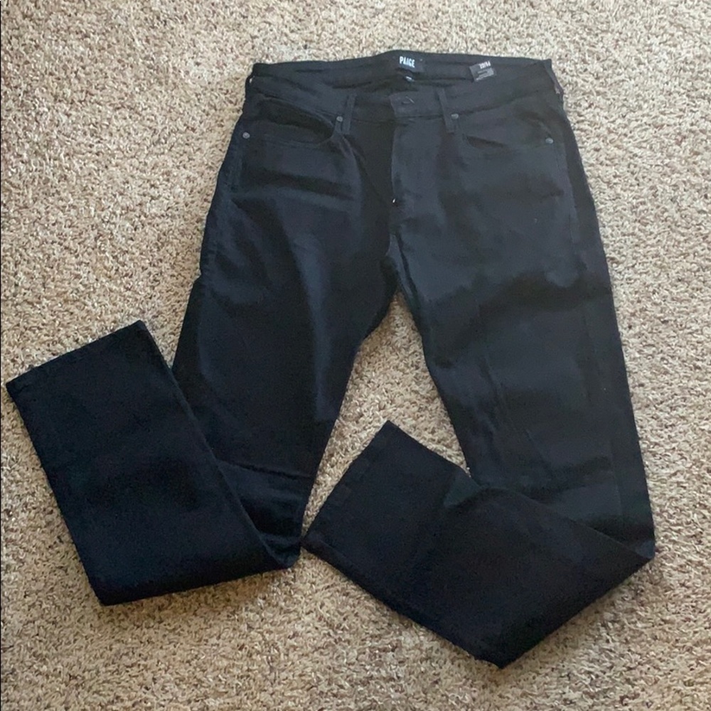 Paige Federal Black Jeans